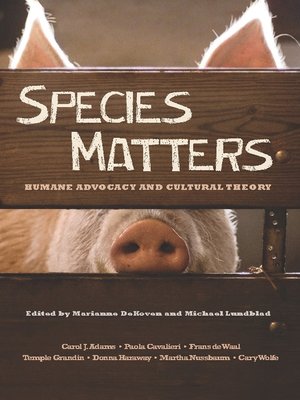 cover image of Species Matters